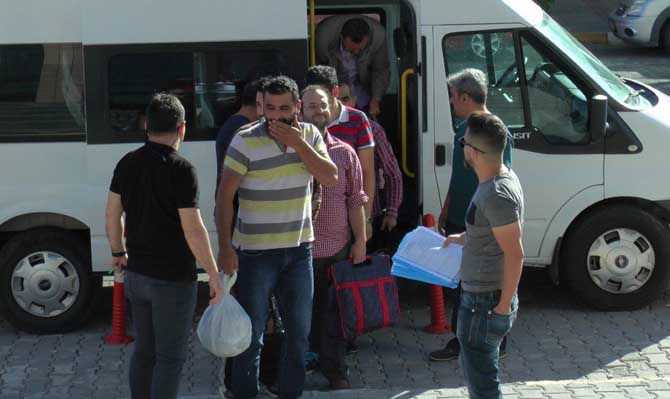 Nevşehir’de ByLock’tan gözaltına alınan 8 kişi adliyeye sevk edildi